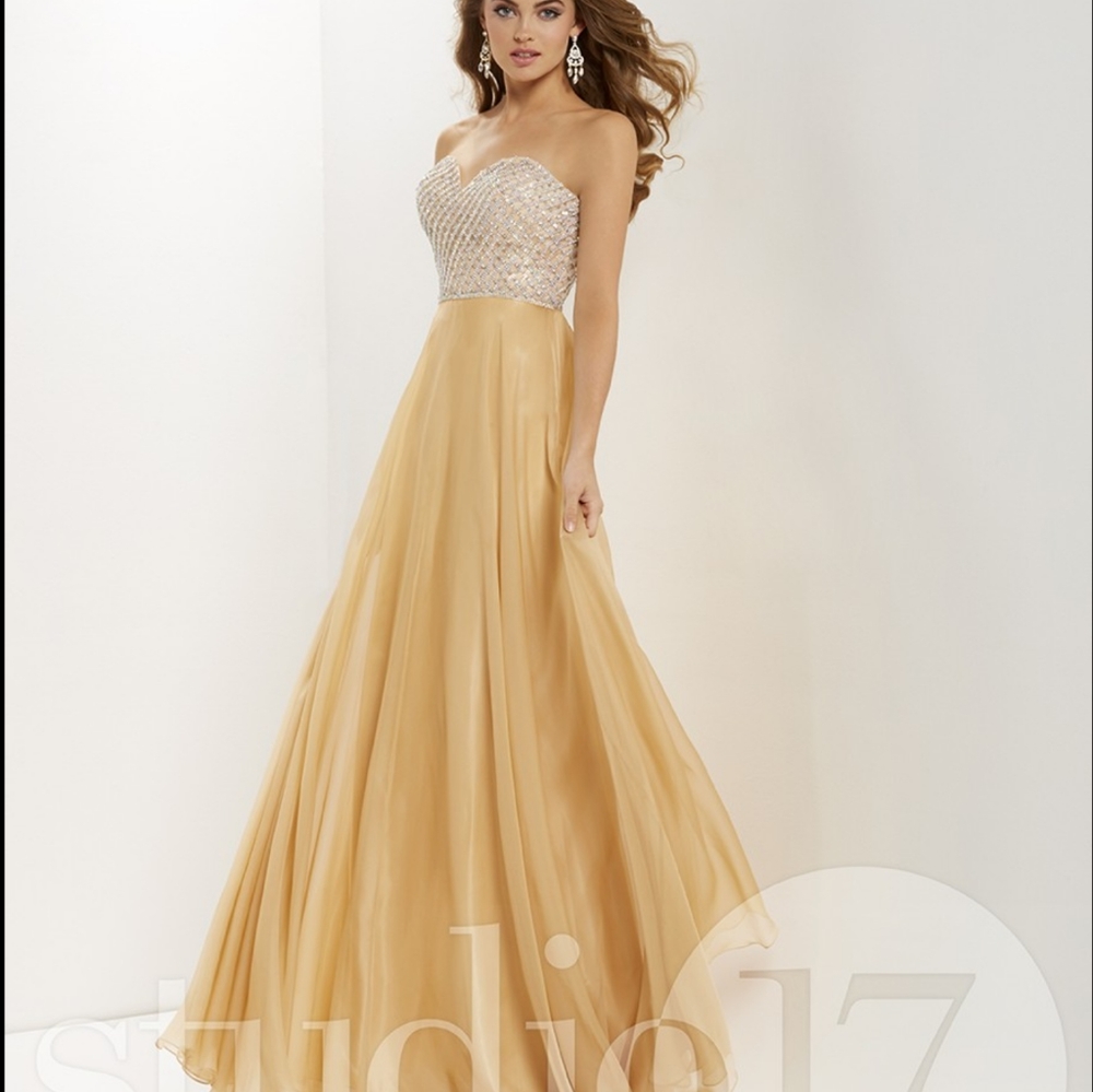 Champagne size 14 strapless